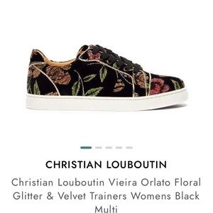 Red bottom sneakers worn once